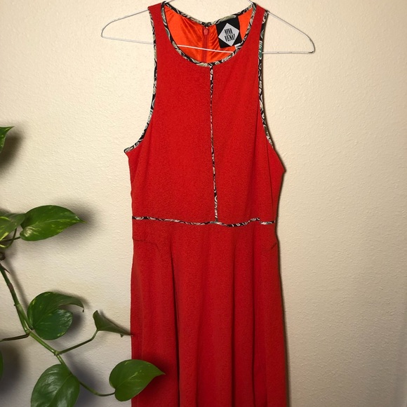 viva vena Dresses & Skirts - Playful red Viva Vena dress